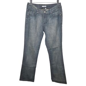 Chico's Platinum Nwot Mid-Rise Straight Leg Denim Jeans Size .5 (Small) 6